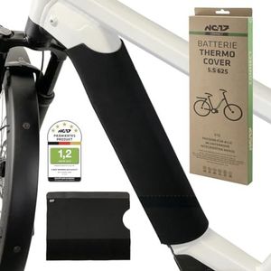 NC-17 E bike beschermhoes voor onder tube accu | neopreen 3,5 mm | thermische bescherming voor EBike accu lengte tot 49 cm | ook geschikt voor 625 accu | omtrek