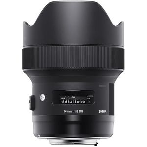 Sigma 14 mm F1,8 DG HSM Art lens voor Sony-E lens bajonet