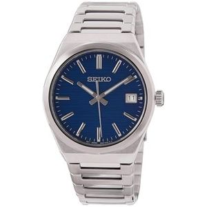 Seiko Klassiek horloge SUR555P1, zilver, modern, zilver., Modern