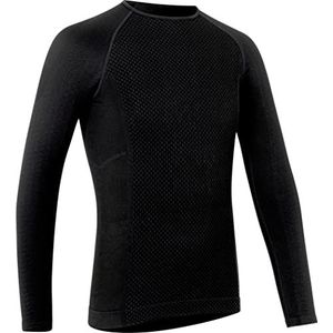 GripGrab Expert Seamless 2nd Edition functioneel shirt, naadloos, winter, thermisch, lange mouwen, zwart.
