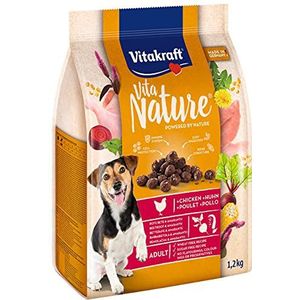Vitakraft Vita Nature Premium droogvoer voor honden, kip, biet en amarant, 1,2 kg