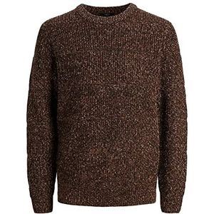 JACK & JONES Jprblakarter Herentrui met gebreide kraag, meerkleurig, Java/details: Twist