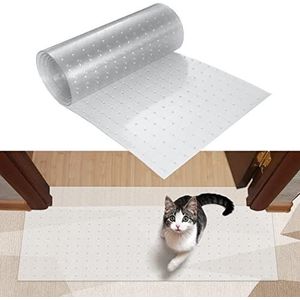 Kattenbeschermingsmat van duurzaam kunststof, 30 x 22 cm, voor tapijt, vloer, slaapkamer, deur, veranda, voorkomt krassen en slijtage