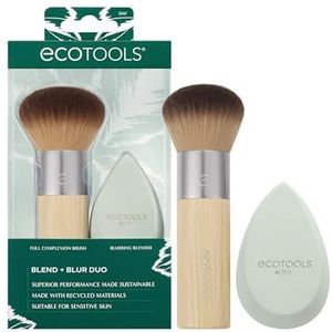 EcoTools Blend + Blur Makeup Brush and Sponge Duo 2 Count