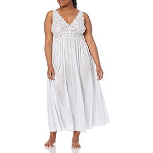 Shadowline Classy Nightgowns for Women Nachthemd Dames Elegant Zilver L, zilver.