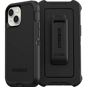 OtterBox Defender Beschermhoes voor iPhone 13 mini/iPhone 12 Mini, schokbestendig, valbescherming, extreem robuust, beschermhoes, ondersteunt 4 x meer vallen dan militaire standaard, zwart, levering