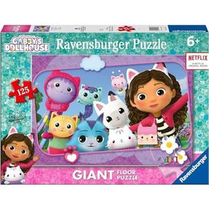 Ravensburger - Collectie 125 Giant Sol, Gabby's Dollhouse puzzel, puzzel voor kinderen vanaf 6 jaar, educatief en stimulerend spel, 125 stukjes