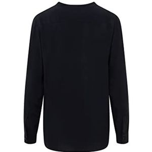 Seidensticker Shirt met lange mouwen voor dames, normale pasvorm, zwart, 50, zwart.
