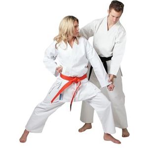 DEPICE Kihon Uniseks karate-pak voor volwassenen, wit, 190 cm