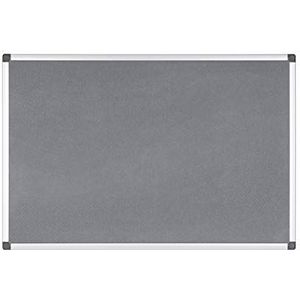 Bi-Office Prikbord van vilt, Maya, frame van aluminium, 105 x 75 cm