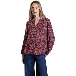Street One Chemisier imprimé pour femme, rouge mûre, 44