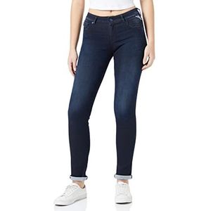Replay Faaby Forever Blue damesjeans, donkerblauw (007), 28 W/30 l, donkerblauw (007)