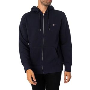 Vest GANT Men Shield Full Zip Hoodie Evening Blue