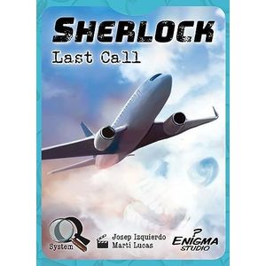 Enigma Studio GDM Sherlock: Last Call (Eng) Serie Q1 - gezelschapsspel - Medium Deduction Game - voor 1 tot 8 spelers - vanaf 8 jaar 60 minuten