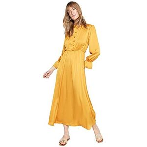 Trendyol Evening Dress-Yellow Robe de Soirée-Jaune pour Femme, Moutarde, 36