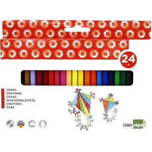 Liderpapel Waxstift, 24 kleuren