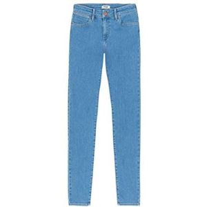 Wrangler Skinny jeans voor dames, roze, 26W x 30L, Roze