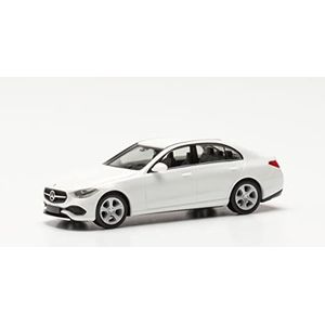 Herpa Mercedes-Benz C-Klasse Limousine miniatuurauto, trouw aan het origineel op schaal 1:87, automodel voor diorama, modelbouw, verzamelobject, decoratieve automodellen in