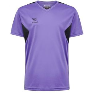hummel Hmlauthentic Pl Jersey S/S Kids T-Shirt Mixte Enfant, Dahlia Purple/Asphalt, 164