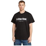 G-STAR RAW Symbols Print Losse R T T-shirt voor heren, Zwart (Dk Black D25970-c336-6484)