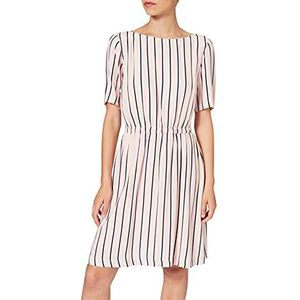 SELECTED FEMME Slfalessa 2/4 Short Dress B jurk, meerkleurig (Pink Dogwood Stripes: Dark Saffier), 38 (maat fabrikant: 36), Multicolor (Pink Dogwood Stripes: Dark Sapphire), 38, meerkleurig (Pink Dogwood Stripes: Dark Saffier)