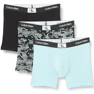 Calvin Klein Boxerslip 3 stuks boxershorts voor heren, Blauw 1