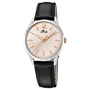 Lotus Watches Klassiek dameshorloge met leren armband 18406/4