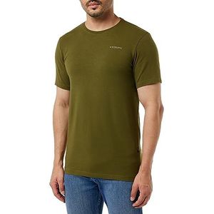 G-STAR RAW Slim Base R T Ss T-shirt voor heren, Groen (Dark Olive D19070-c723-c744)