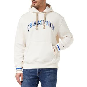 Champion Rochester 1919 Bookstore Heavy Powerblend Fleece Hoodie Heren, Bianco Panna