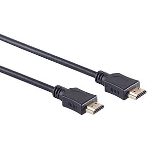 HDMI-kabel (A) -> HDMI-stekker (A) 1,0 m, goudkleurig