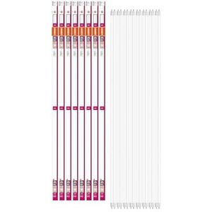 OSRAM Led-vervanger Pure met G13 basis, lengte 1,2 meter, warmwit (3000 K), 15 W, vervanging voor conventionele 36 W fluorescentielampen, 8 stuks