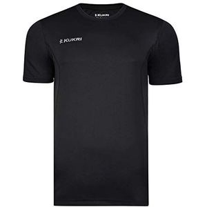 Kukri unisex tech t-shirt zwart, zwart.