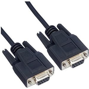 Cables To Go DB9 vrouwelijk/DB9 vrouwelijk modem kabel, zwart, 2 m
