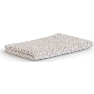 Möve Brooklyn Visgraat gastendoek 85% katoen, 10% viscose, 5% linnen, natuur/kasjmier 50 x 30 cm