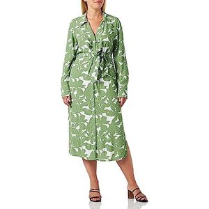 United Colors of Benetton Robe Femme, Vert A Fantaisie 71j, M