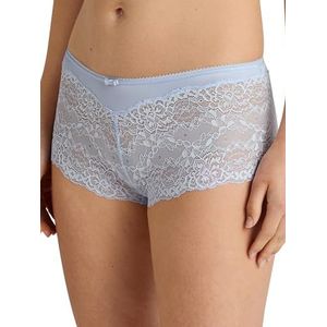 CALIDA Sensual Secrets Dames straight fit slip met delicate kant licht transparant New Harmony Blue, 38-40, New Harmony Blue