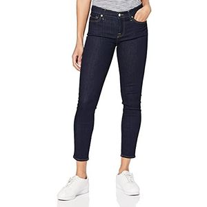 7 For All Mankind The Skinny Crop Bair Duchess Jeans voor dames, donkerblauw (PZ)