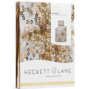 Heckett Lane Lewis Donsdeken, 100% katoen, Shimmer Gold, 155 x 220 cm, 1,0 stuks