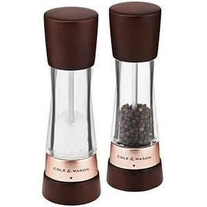 Cole & Mason Derwent Chestnut Peper- & Zoutmolenset - 19cm - Rose gold