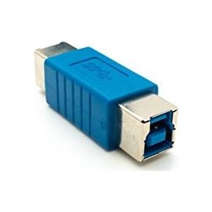 SYSTEM-S Adapter USB 3.0 type B aansluiting op bus, blauwe kabel