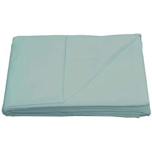 Sleepdown Bedlaken, 100% katoen, draaddichtheid 200, eendenblauw