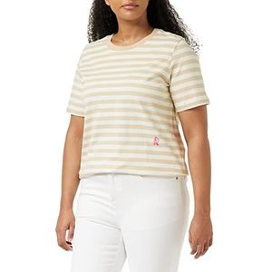 G-STAR RAW Dames T-Shirt Small Raw Stripe meerkleurig (Papyrus/Brown Rice Stripe C929-d506), XS, meerkleurig (Papyrus/Brown Rice Stripe C929-d506)