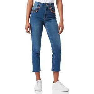 Desigual Dames Jeans Denim Jerry, Blauw