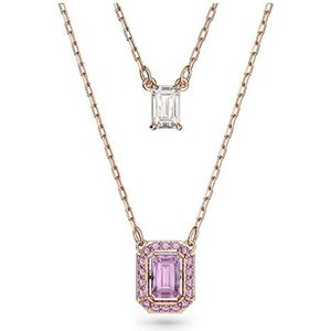 Swarovski Millenia Collection-halskettingen, één maat, kristal, diamant, Kristal, Diamant