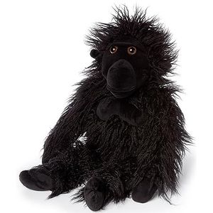 sigikid 39895 Gi BeastsTown pluche dier voor kinderen en volwassenen om te verzamelen, cadeau te geven, spelen, knuffelen, zwart/gorilla