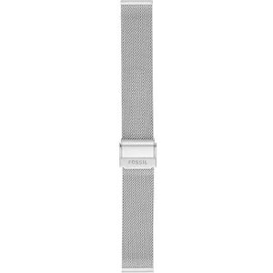 FOSSIL - Bar-Strap met zilverkleurig, armband van roestvrij staal voor dames, S181376, zilver, zilver.