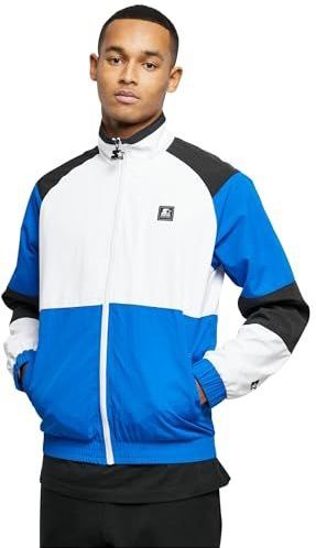 STARTER BLACK LABEL Retro Starter Color Block Herenjas, wit/kobaltblauw/zwart