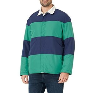 United Colors of Benetton Herenjas meerkleurig blauw groen 902 M, meerkleurig blauw en groen 902