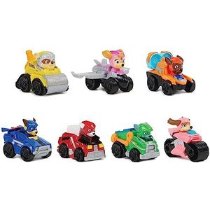 Paw Patrol Paw Patrol de film – set van 7 Racers Pup Squad La Paw Patrol de Mighty Movie ��– auto om te verzamelen – Paw Patrol – Paw Patrol – speelgoed voor kinderen vanaf 3 jaar