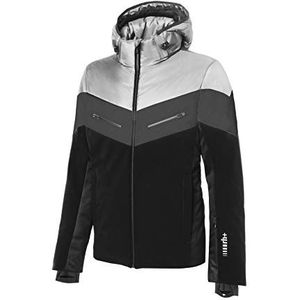 zerorh+ Grote gang jas kleding; Man; Sneeuw; Herenjas, zwart/zilver/zwart